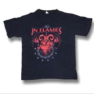 In Flames Band T-shirt Medium
